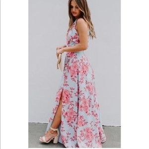VICI DOLLS floral maxi dress NWT